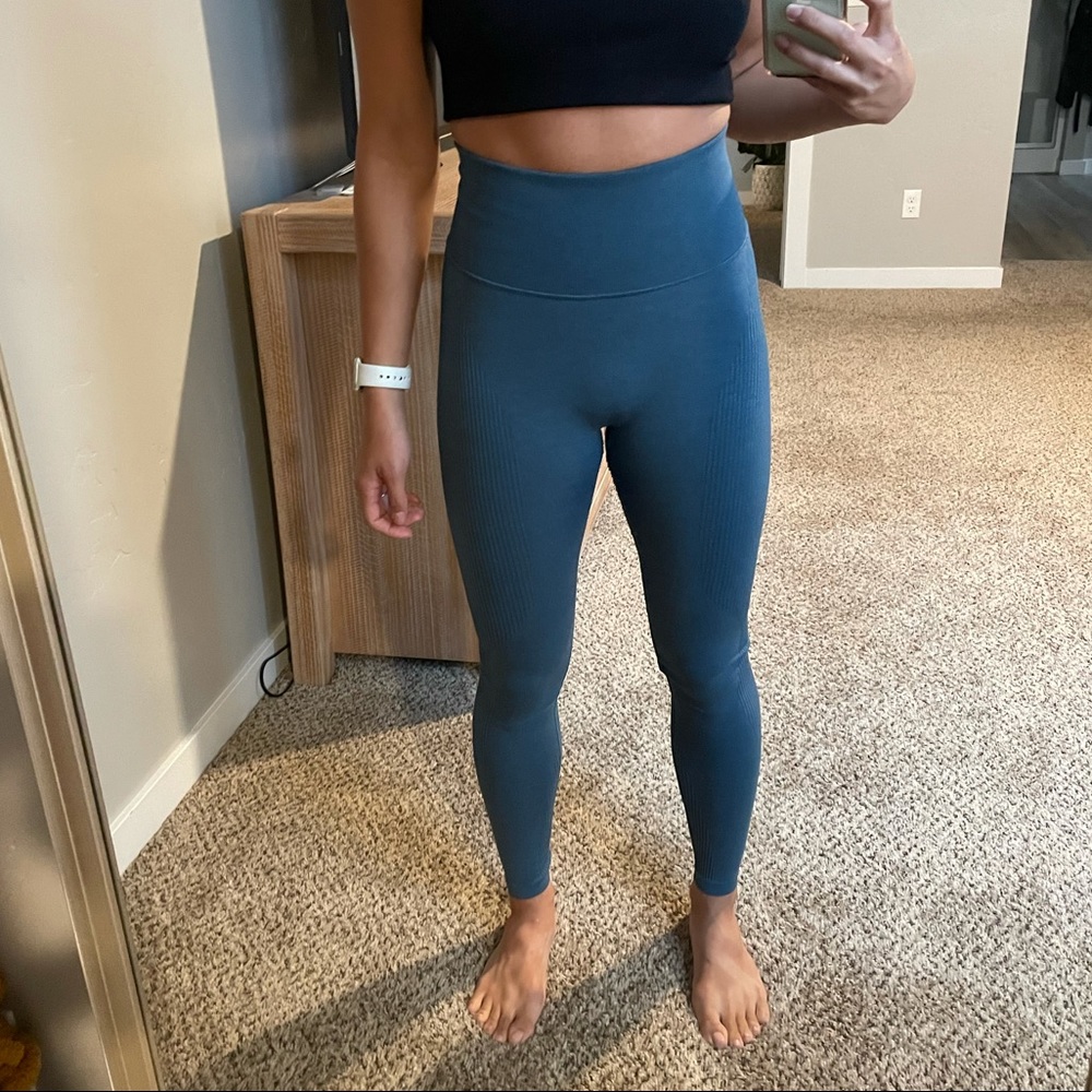 Blue Lululemon Leggings